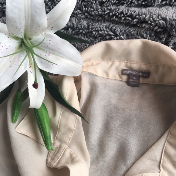 Sheer beige top - Picture 5 of 5